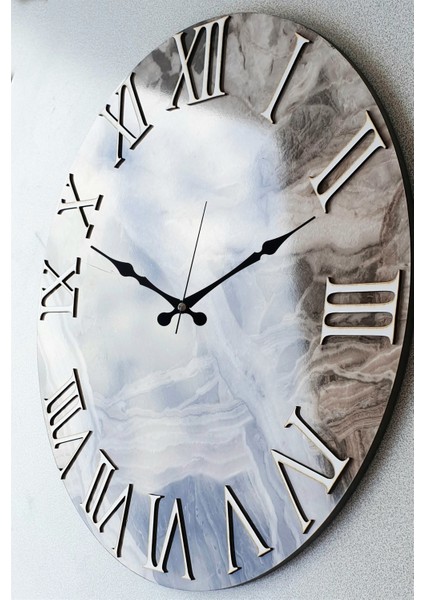 Mermer Desenli Duvar Saati fırsatları