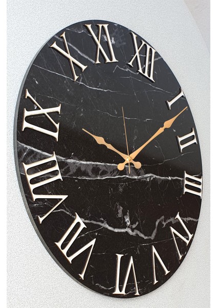 Mermer Desenli Duvar Saati modelleri