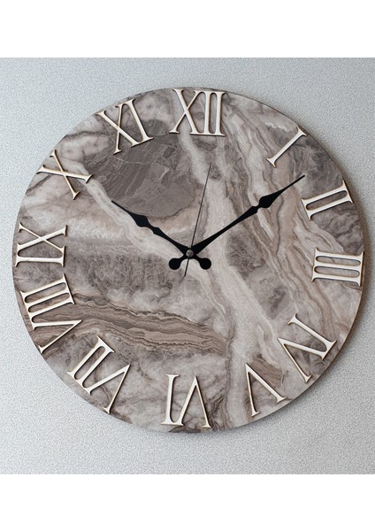 Mermer Desenli Duvar Saati fırsatları