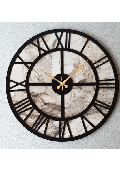 Mermer Desenli Duvar Saati modelleri