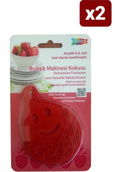 Bulaşık Makinası Kokusu Çilekli 2'li