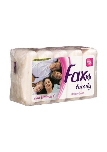 Family Beyaz Katı Sabun 5'li 1 Paket 300 Gr