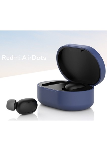 Xiaomi Redmi Airdots Silikon Koruma Kılıfı AL-31911 Lacivert