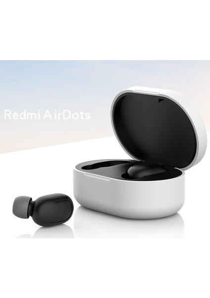 Xiaomi Redmi Airdots Silikon Koruma Kılıfı AL-31911 Beyaz