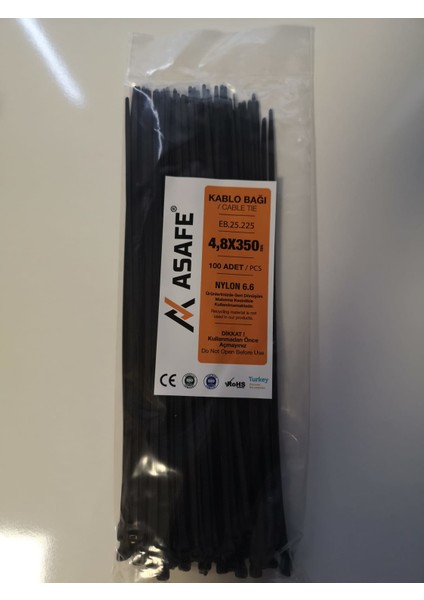 Kablo Bağı 4,8 x 350 mm 100'lü