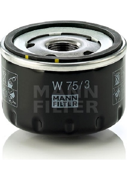 Filtre W 75/3 Renault Megane 2 1.5 dCi Yag Filtresi
