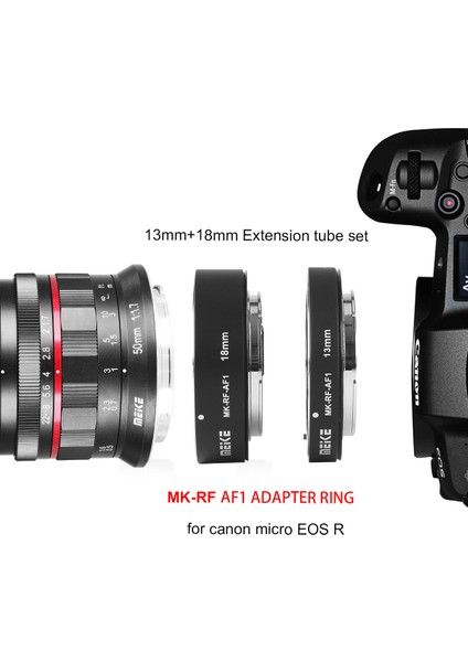 Canon EOS R İçin Meike Otomatik Makro Af Tüp Mk-Rf-Af1