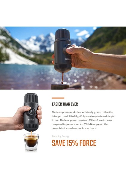 Nanopresso Taşınabilir Espresso Makinesi