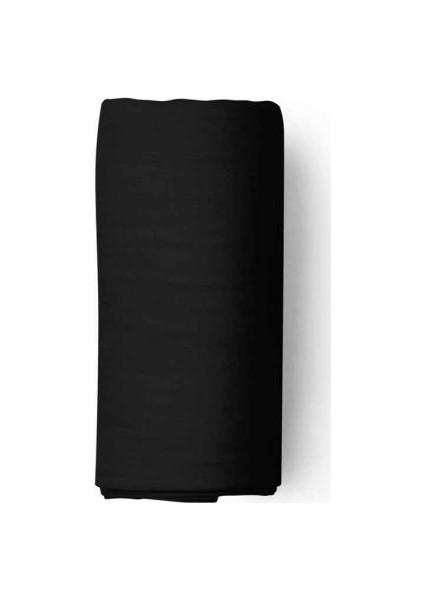 Tek Kişilik Penye Lastikli Çarşaf 100 x 200 Cm Siyah fiyatları