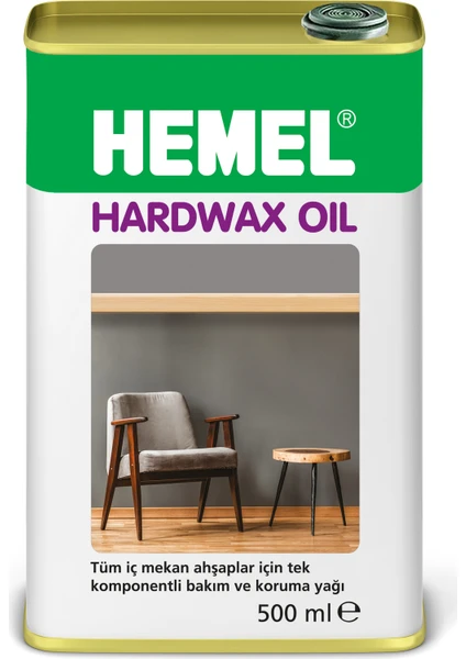 Hardwax Oil Ahşap Bakım ve Koruma Ürünü Castle Brown 500 ml