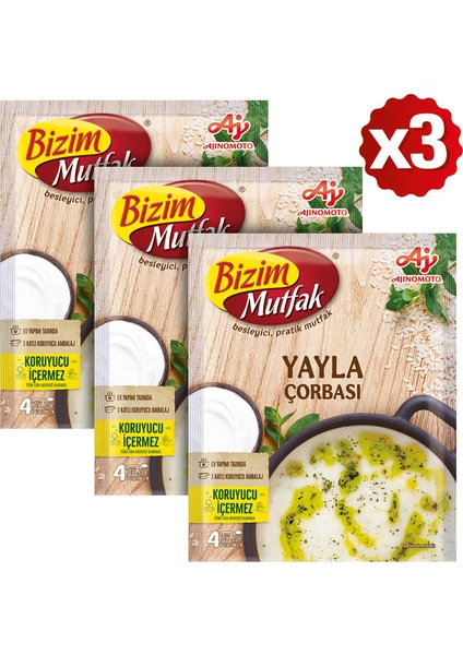 Bizim Mutfak Yayla Çorbası 80 gr 3'lü Paket