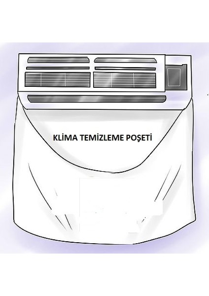 Klima Temizlik Seti Pompa + Temizleme Poşeti 3'lü