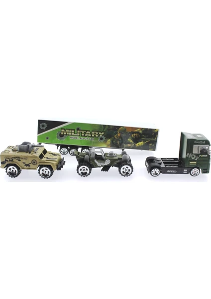 Mega Oyuncak Die Cast Panzerli Askeri Araçlar 3'lü