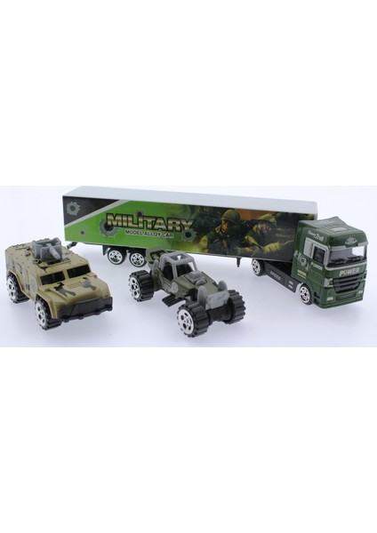 Mega Oyuncak Die Cast Panzerli Askeri Araçlar 3'lü