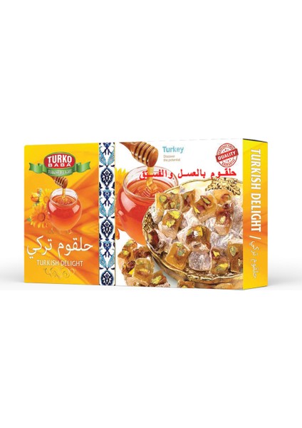 Bal Aromalı Antep Fıstıklı Türk Lokumu - 400 gr