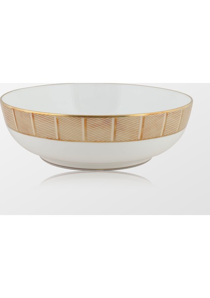 Dandy Gold - Bone China Servis Kasesi 25,5 cm