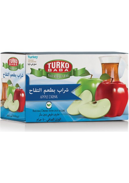 Turkobaba Sallama Elma Çayı 20'li Poset