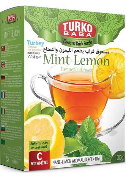 Nane Limon Aromalı Toz İçecek 300 gr