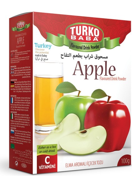 Elma Aromalı Toz İçecek 300 gr