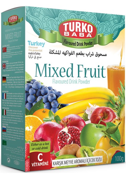 Karısık Meyve Aromalı Toz İçecek 300 gr