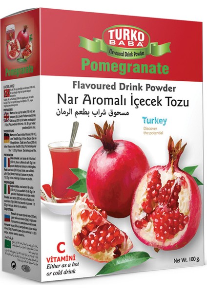 Nar Aromalı Toz İçecek 300 gr