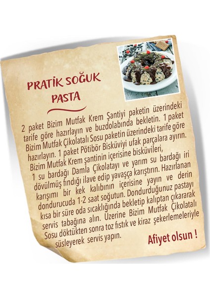 Bizim Mutfak Çikolatalı Sos 128 gr 3'lü Paket