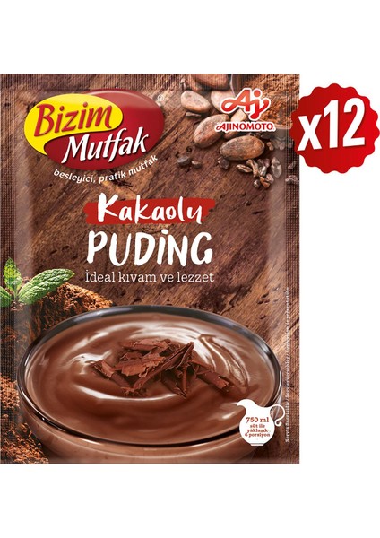 Bizim Mutfak Kakaolu Puding 150 gr 12'li Paket