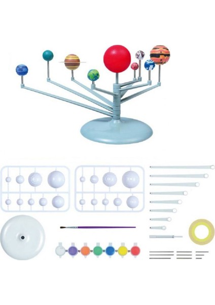 Güneş Sistemi Gezegenler Modeli Deney Seti 9'lu