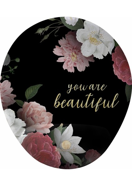 You Are Beautiful Bilek Destekli Tasarım Mouse Pad