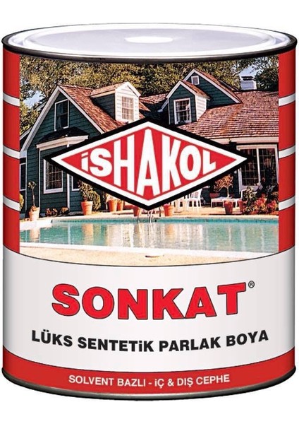 Lüks Sentetik Parlak Yağlı Boya 0,75 Lt