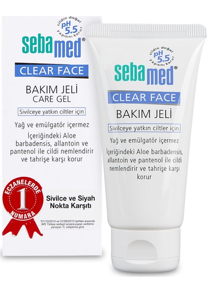 Clear Face Bakım Jeli 50 Ml