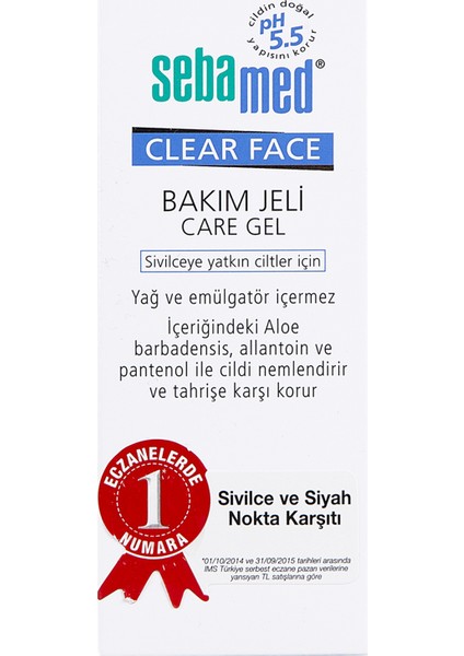 Clear Face Bakım Jeli 50 Ml