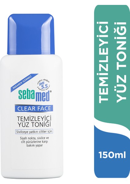 Clear Face Temizleyici Yüz Toniği 150 ml