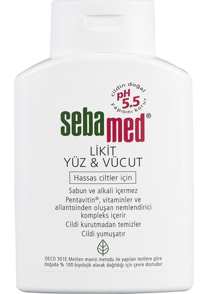 Likit Yüz & Vücut Temizleyici 200 ml