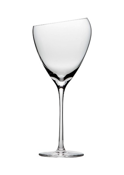 Oblique Kristal Su Bardağı