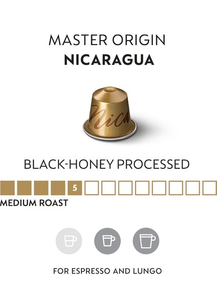 Nicaragua Kapsül Kahve 5 Numara 10'lu Kapsül