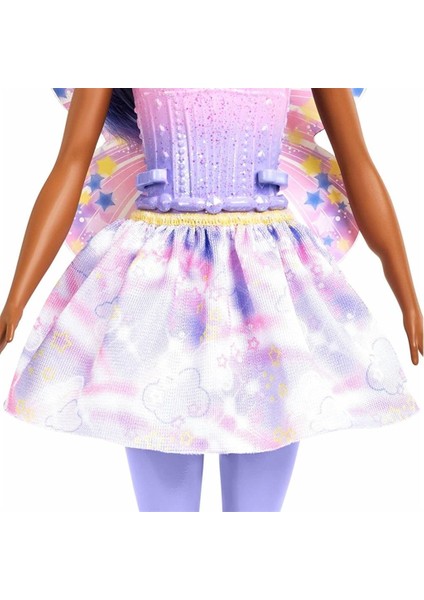 Dreamtopia Peri Barbie Mor Saçlı FXT02