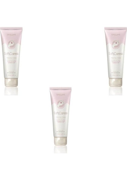 Softcaress Koruyucu El & Tırnak Kremi Büyük Boy 150 ml - 3 Adet