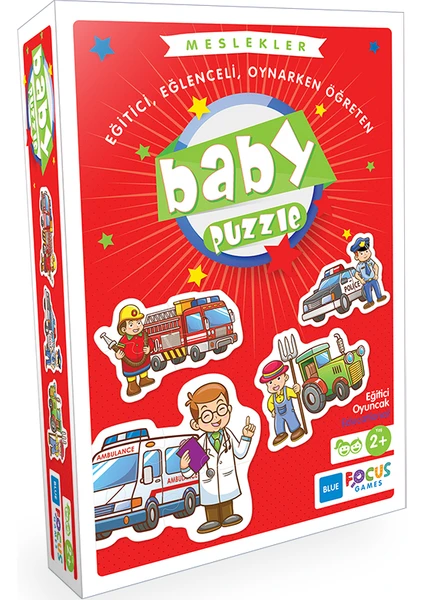 Blue Focus Baby Puzzle - Meslekler