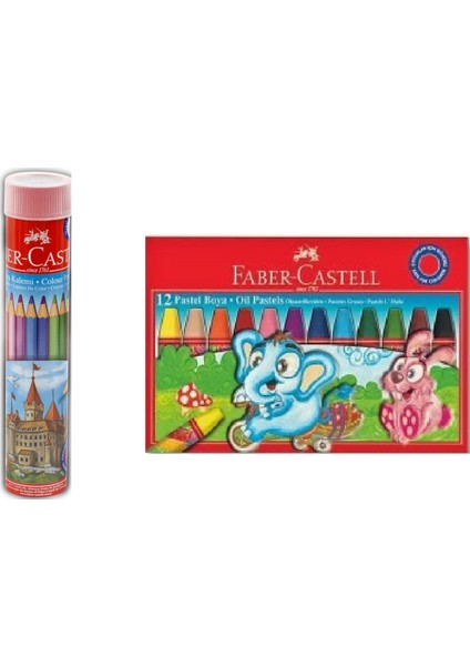 Pastel Boya Seti + Kuruboya 12'li