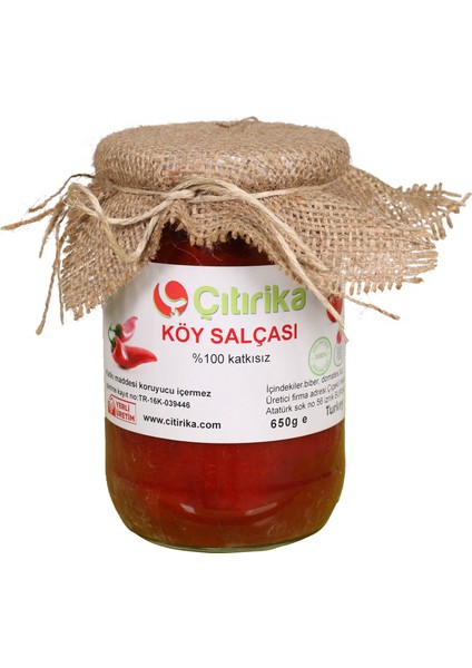 Köy Salçası 650 gr