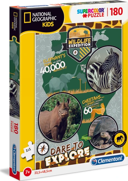 - 180 Parça Puzzle National Geographic Kids - 3