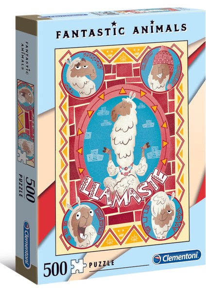 - 500 Parça Fantastic Animals Yetişkin Puzzle - Llamaste