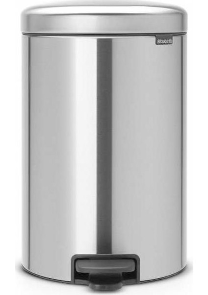 Çöp Kutusu 20 lt Newicon Mat Steel Pedallı