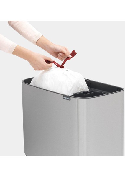 Çöp Kutusu Bo Touch Bin Dokunmatik Kapak 11+ 23 lt Matt Steel fırsatları