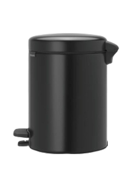 Çöp Kutusu Newicon Pedallı 5 lt Matt Black