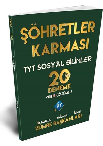 Şöhretler Karması TYT Sosyal Bilimler 20 Deneme