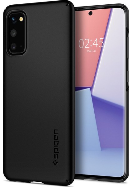Samsung Galaxy S20 Kılıf Thin Fit Black - ACS00788