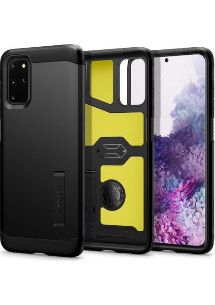 Galaxy S20 Plus Kılıf Tough Armor Black
