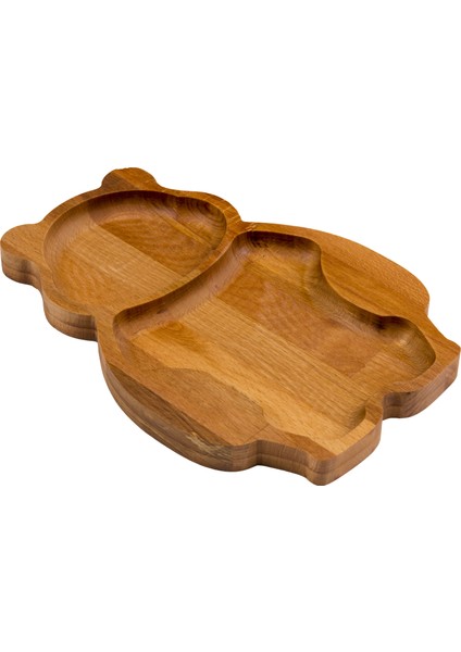 Doğal Ahşap Ayıcık Çerezlik